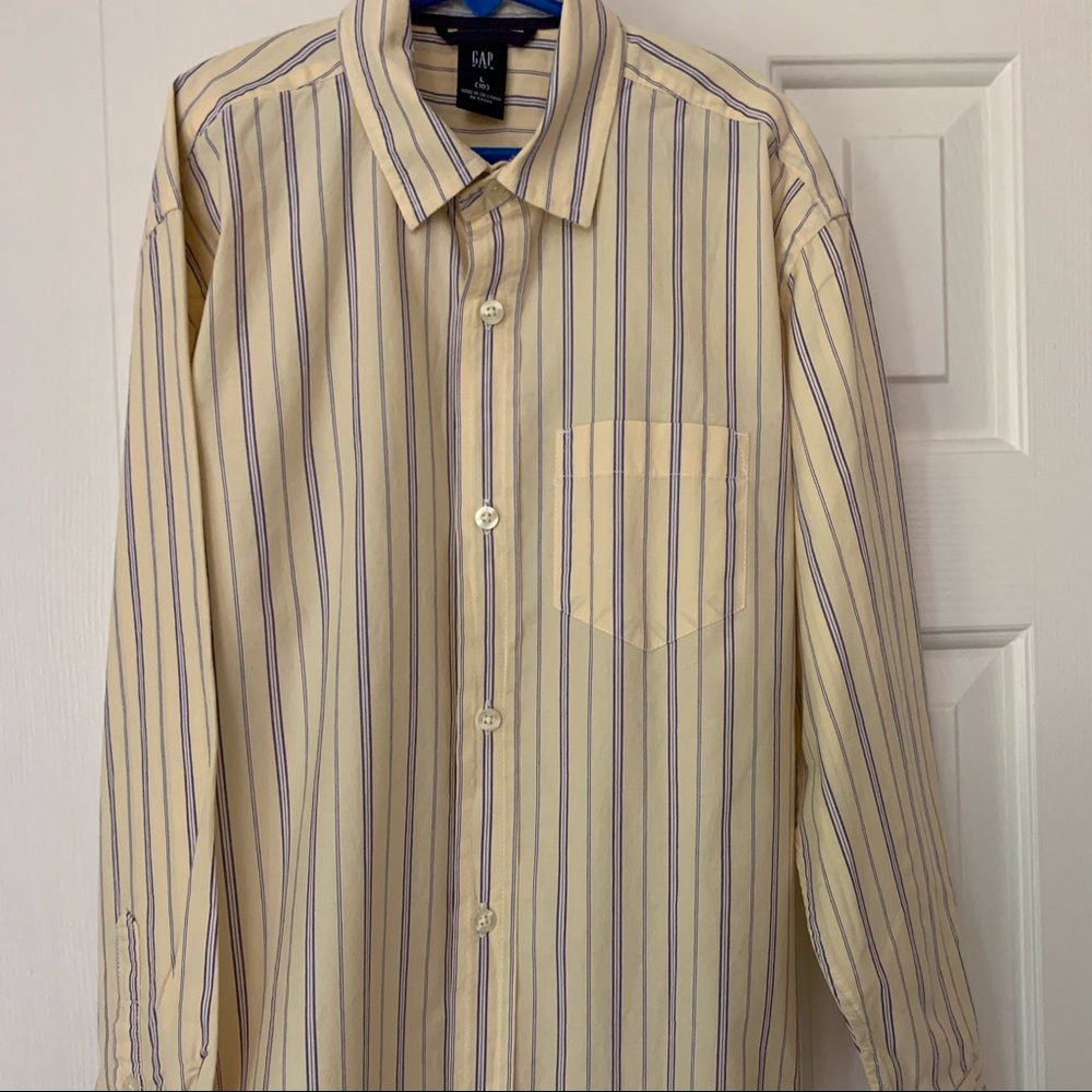 Boys button down long sleeve shirt
